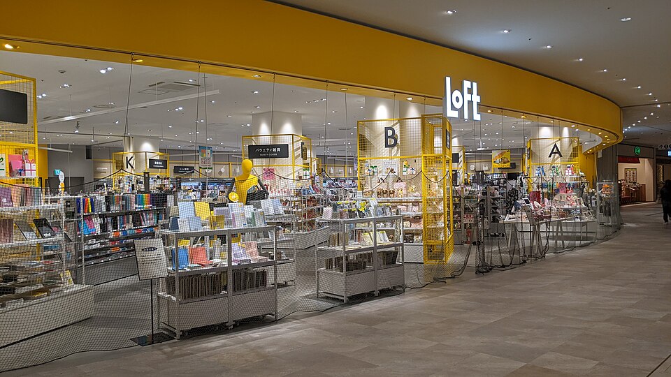 ロフトの看板・ロゴが写った店舗写真